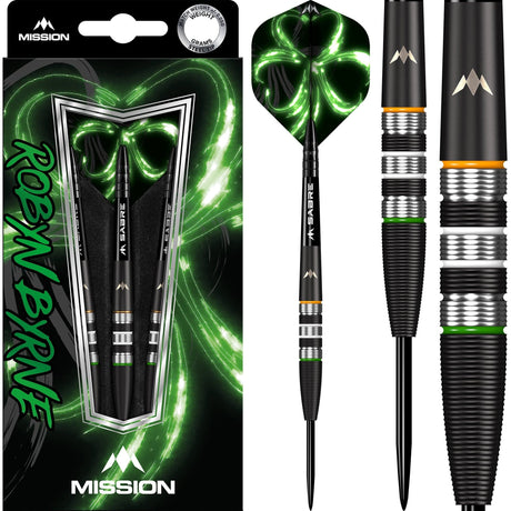 Mission Robyn Byrne Darts - Steel Tip - 90% - Black Titanium - view 5