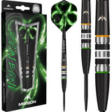 Mission Robyn Byrne Darts - Steel Tip - 90% - Black Titanium - view 2