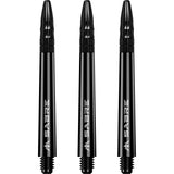 Mission Sabre Shafts - Polycarbonate Dart Stems - Black - Black Top - view 2