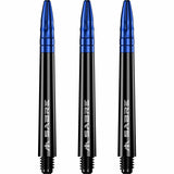 *Mission Sabre Shafts - Polycarbonate Dart Stems - Black - Blue Top - view 2
