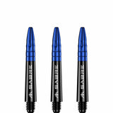 *Mission Sabre Shafts - Polycarbonate Dart Stems - Black - Blue Top - view 5