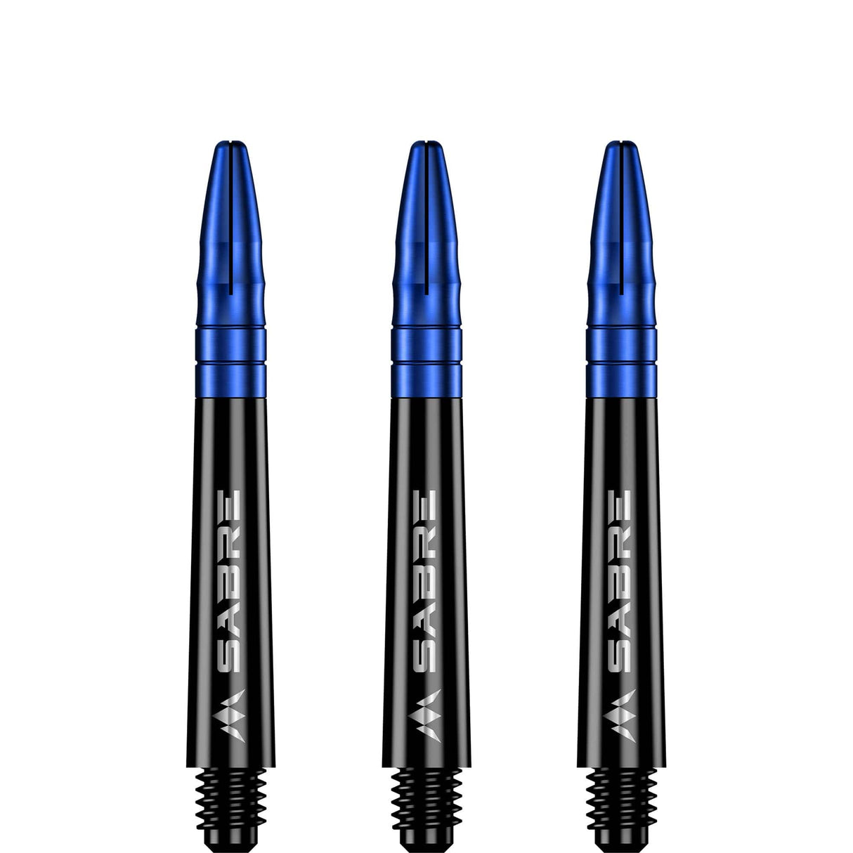 *Mission Sabre Shafts - Polycarbonate Dart Stems - Black - Blue Top - view 4