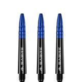 *Mission Sabre Shafts - Polycarbonate Dart Stems - Black - Blue Top - view 4