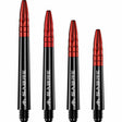 *Mission Sabre Shafts - Polycarbonate Dart Stems - Black - Red Top