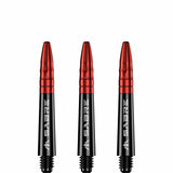*Mission Sabre Shafts - Polycarbonate Dart Stems - Black - Red Top - view 5