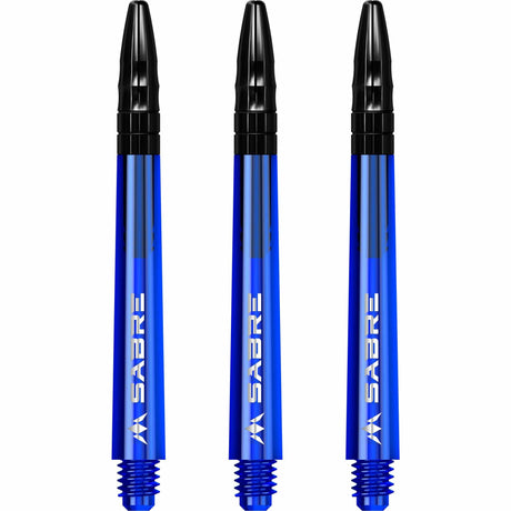 *Mission Sabre Shafts - Polycarbonate Dart Stems - Blue - Black Top - view 2