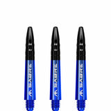 *Mission Sabre Shafts - Polycarbonate Dart Stems - Blue - Black Top - view 5