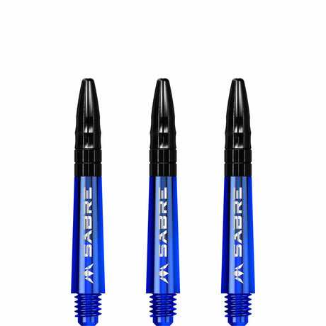 *Mission Sabre Shafts - Polycarbonate Dart Stems - Blue - Black Top - view 5