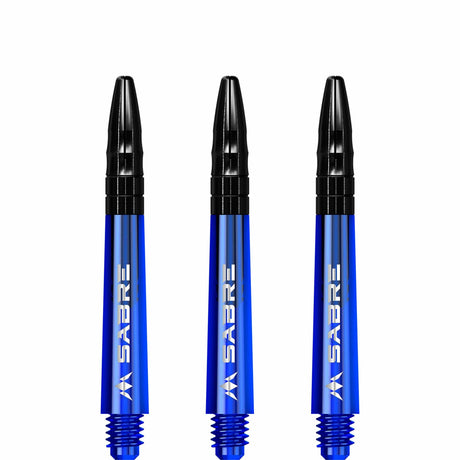 *Mission Sabre Shafts - Polycarbonate Dart Stems - Blue - Black Top - view 4