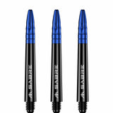 *Mission Sabre Shafts - Polycarbonate Dart Stems - Black - Blue Top - view 3