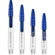 *Mission Sabre Shafts - Polycarbonate Dart Stems - Clear - Blue Top
