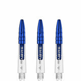 *Mission Sabre Shafts - Polycarbonate Dart Stems - Clear - Blue Top - view 5