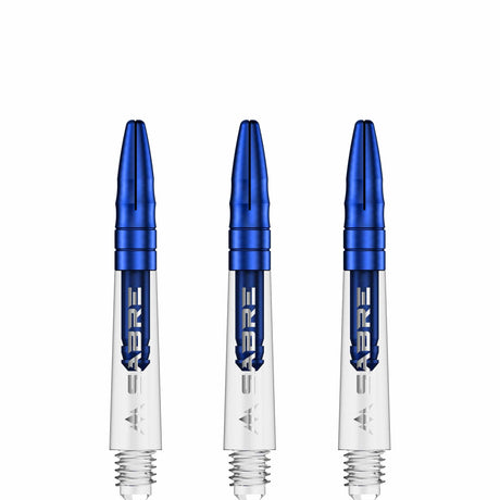 *Mission Sabre Shafts - Polycarbonate Dart Stems - Clear - Blue Top - view 5