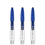 *Mission Sabre Shafts - Polycarbonate Dart Stems - Clear - Blue Top - view 4