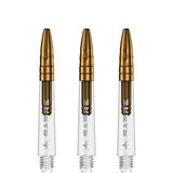 *Mission Sabre Shafts - Polycarbonate Dart Stems - Clear - Gold Top - view 4