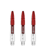 *Mission Sabre Shafts - Polycarbonate Dart Stems - Clear - Red Top - view 5