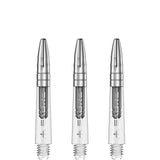 *Mission Sabre Shafts - Polycarbonate Dart Stems - Clear - Silver Top - view 5