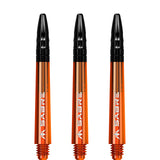 *Mission Sabre Shafts - Polycarbonate Dart Stems - Orange - Black Top - view 3