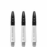 *Mission Sabre Shafts - Polycarbonate Dart Stems - White - Black Top - view 5