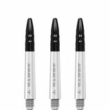 *Mission Sabre Shafts - Polycarbonate Dart Stems - White - Black Top - view 4