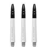 *Mission Sabre Shafts - Polycarbonate Dart Stems - White - Black Top - view 3