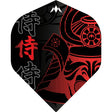 Mission Solo Dart Flights - Std - No2 - Samurai II - Red