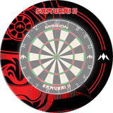Mission Samurai II Professional Dartboard Surround - Red - view 4