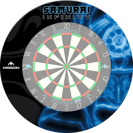 Mission Samurai Infinity Professional Dartboard Surround - Blue - view 4