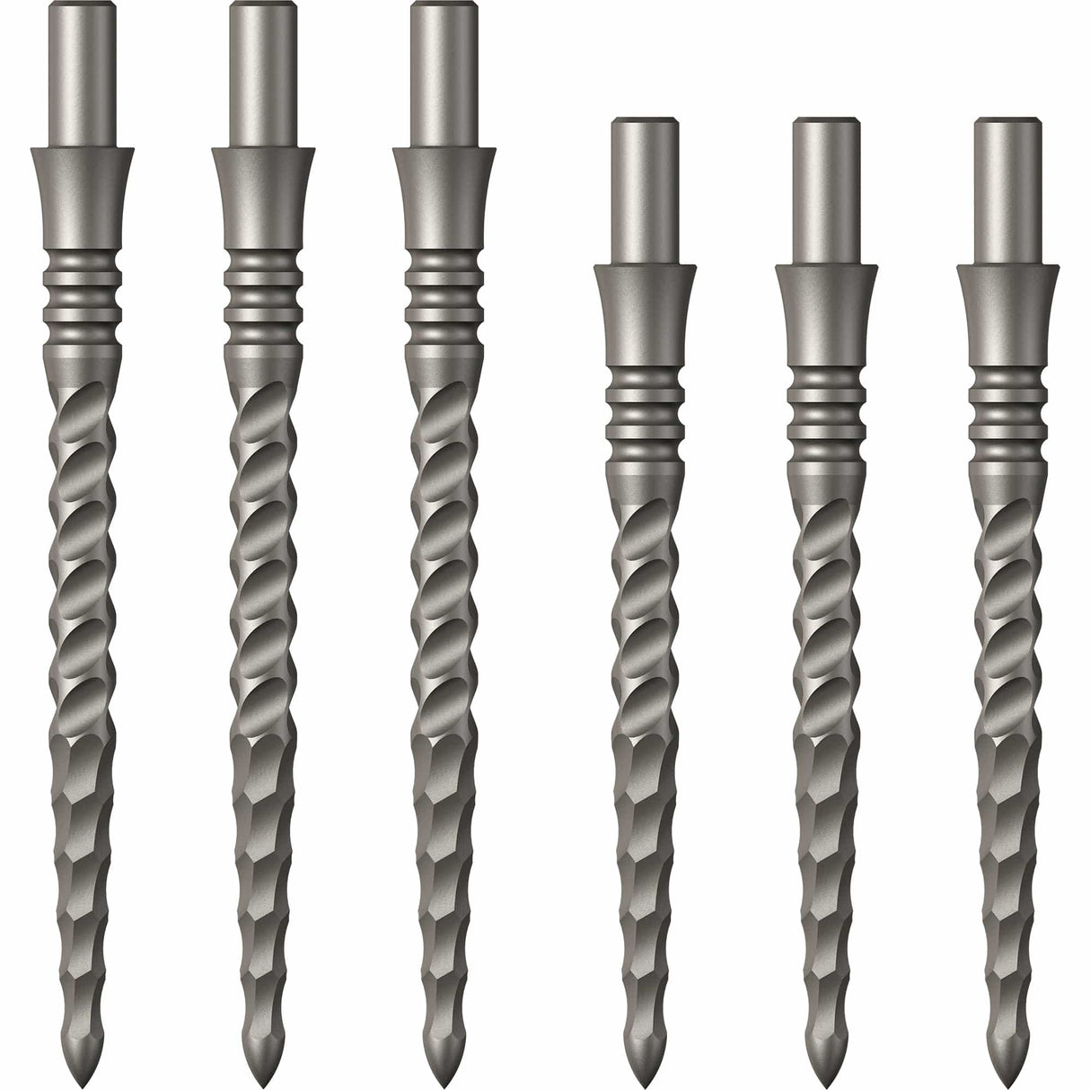 Mission Sniper Points - Steel Tip - Precision Spare Points - Lunar CS - Silver