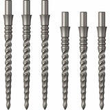 Mission Sniper Points - Steel Tip - Precision Spare Points - Lunar CS - Silver