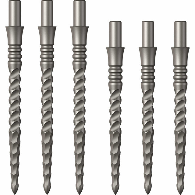 Mission Sniper Points - Steel Tip - Precision Spare Points - Lunar CS - Silver