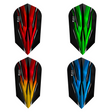 Harrows Fire Slim Dart Flights - 25 SETS