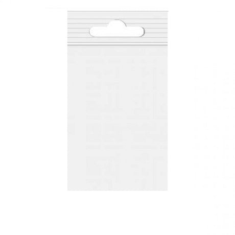 100 x Grip Seal Bags with Euro Hook Slot