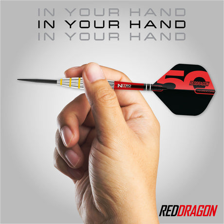 Red Dragon Chunky Stumpy 3 85% Tungsten Steel Tip Darts - view 4