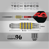 Red Dragon Chunky Stumpy 7 85% Tungsten Steel Tip Darts - view 5