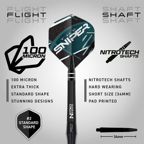 Red Dragon Connor Scutt 90% Tungsten Steel Tip Darts - view 3
