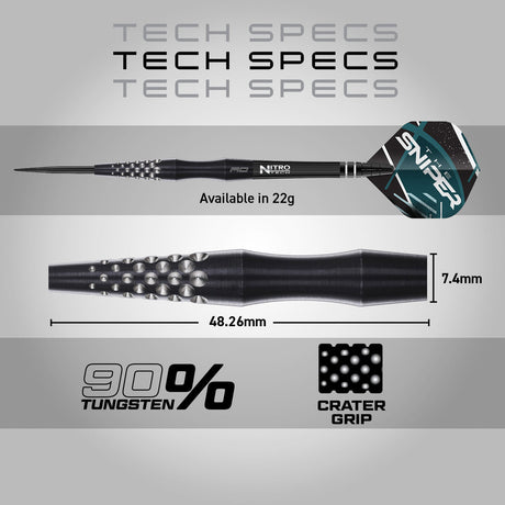 Red Dragon Connor Scutt 90% Tungsten Steel Tip Darts - view 6