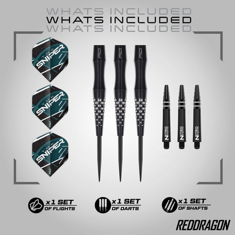 Red Dragon Connor Scutt 90% Tungsten Steel Tip Darts - view 2