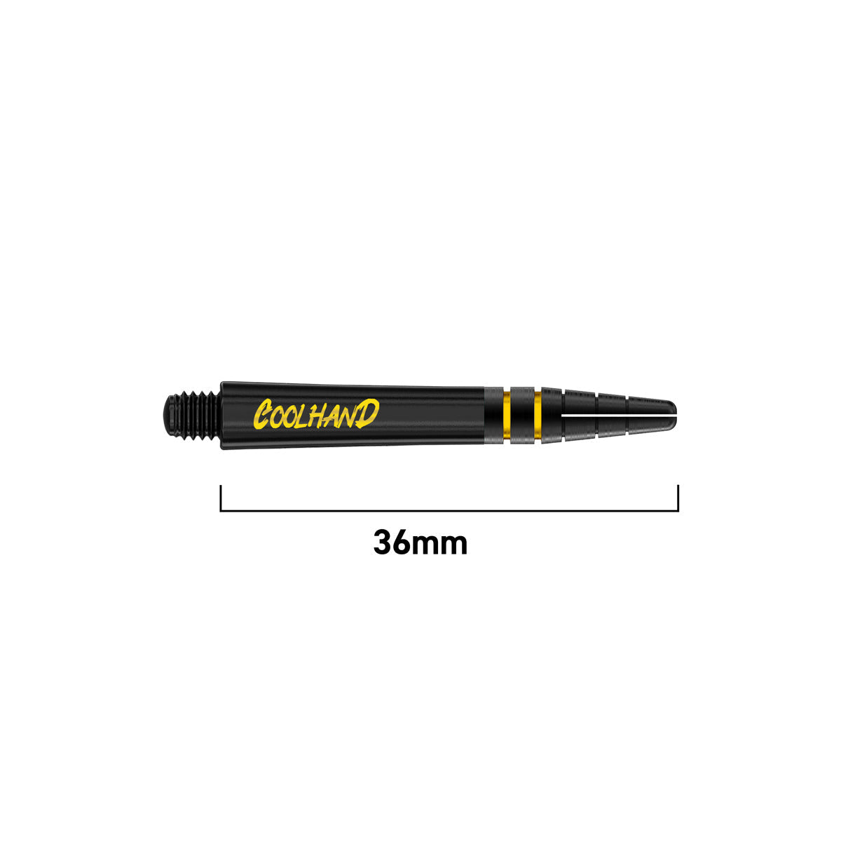 Coolhand Nitrotech Black & Gold Dart Stems / Shafts by Red Dragon - view 2