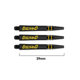 Coolhand Nitrotech Black & Gold Dart Stems / Shafts by Red Dragon - view 3