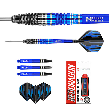 Delta 2 90% Tungsten Steel Tip Darts by Red Dragon - view 5