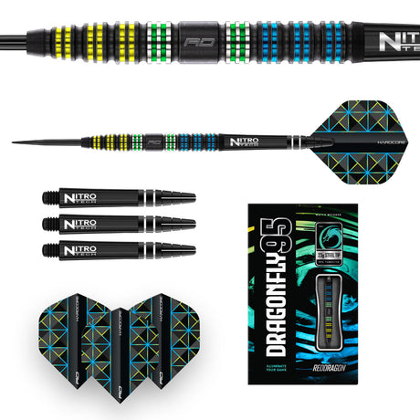 Red Dragon Dragonfly 95 Tapered 95% Tungsten Steel Tip Darts - view 4