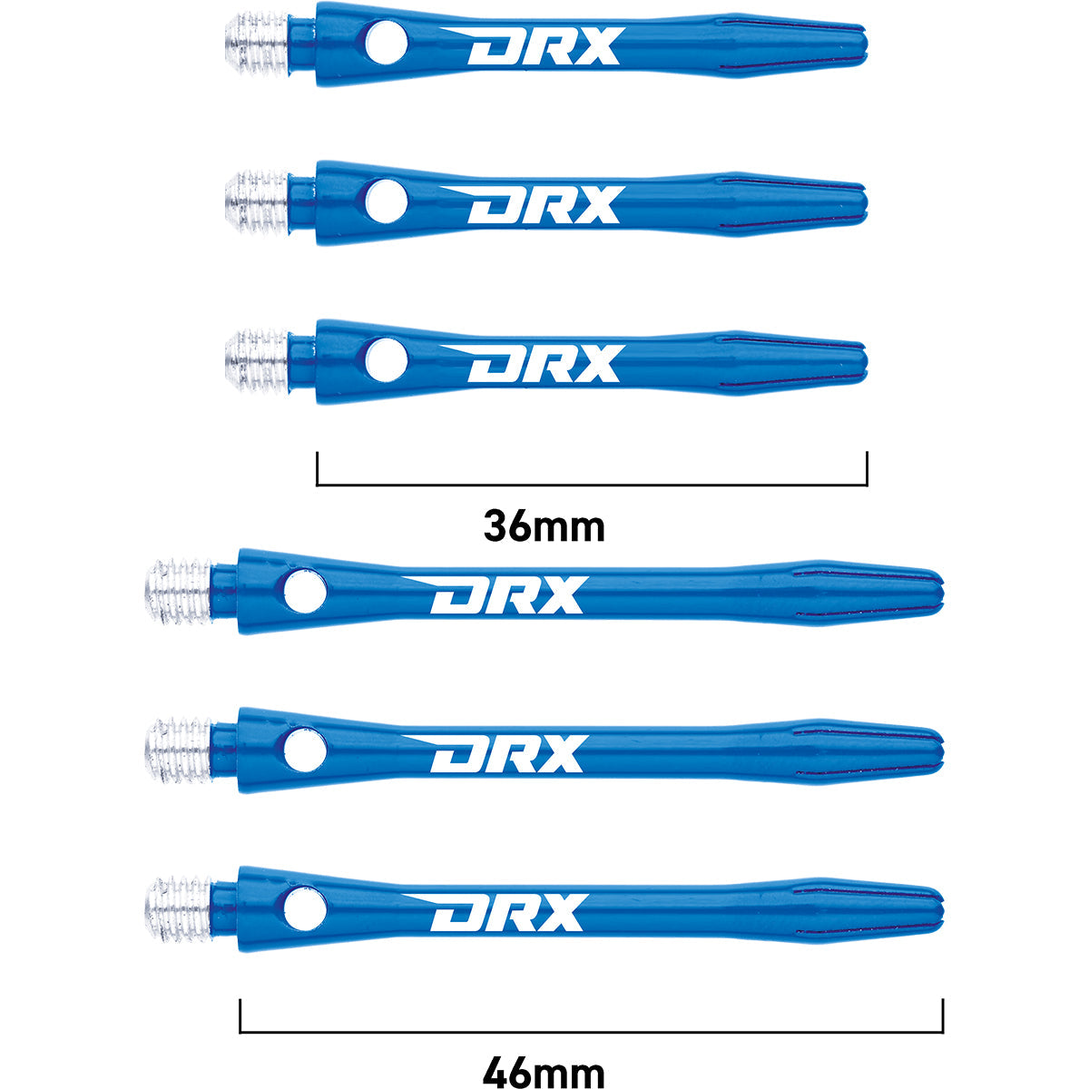 DRX Coated Aluminium Dart Stems by Red Dragon - view 6