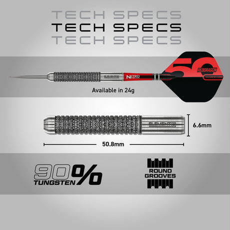 Red Dragon Element 6B 90% Tungsten Steel Tip Darts - view 5