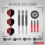 Red Dragon Element 6B 90% Tungsten Steel Tip Darts - view 2