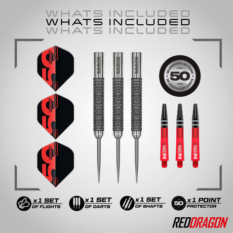 Red Dragon Element 6B 90% Tungsten Steel Tip Darts - view 2