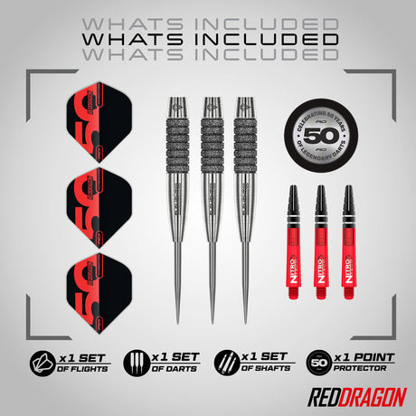 Red Dragon Element 6C 90% Tungsten Steel Tip Darts - view 2