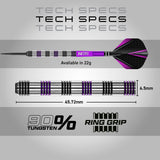 Red Dragon Gemma Hayter 90% Tungsten Steel Tip Darts - view 6