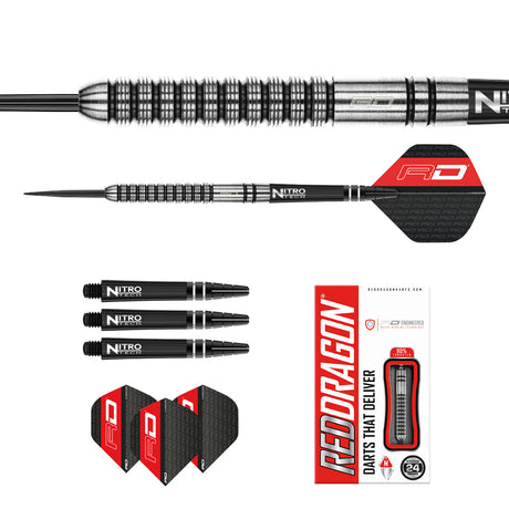 Gian Van Veen 90% Tungsten Steel Tip Darts by Red Dragon - view 5