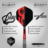 Red Dragon Grizzly 2 85% Tungsten Steel Tip Darts - view 3